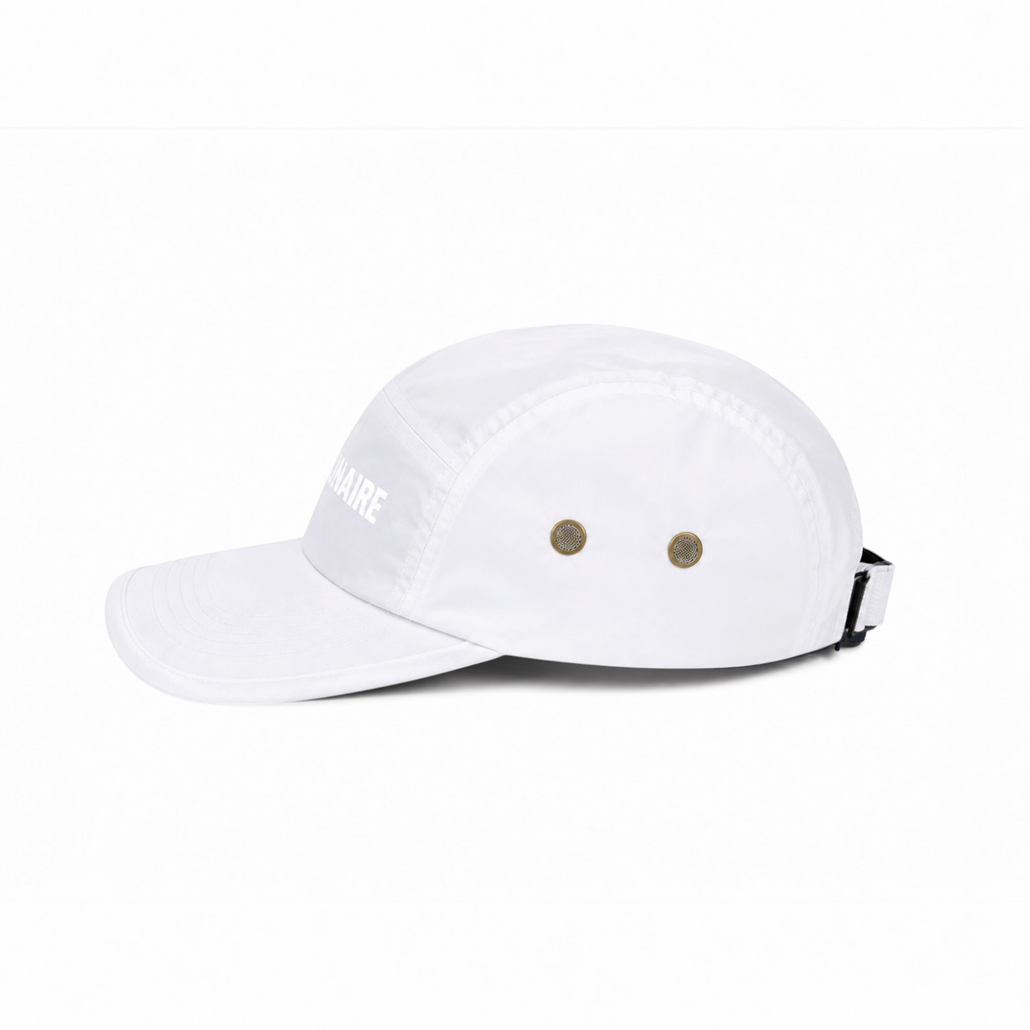 BRILLIANAIRE WHITE NYLON CAP