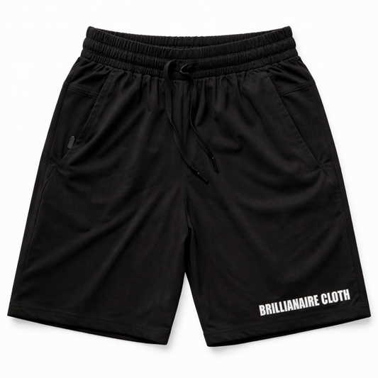 BLACK BRILLIANAIRE SHORTS