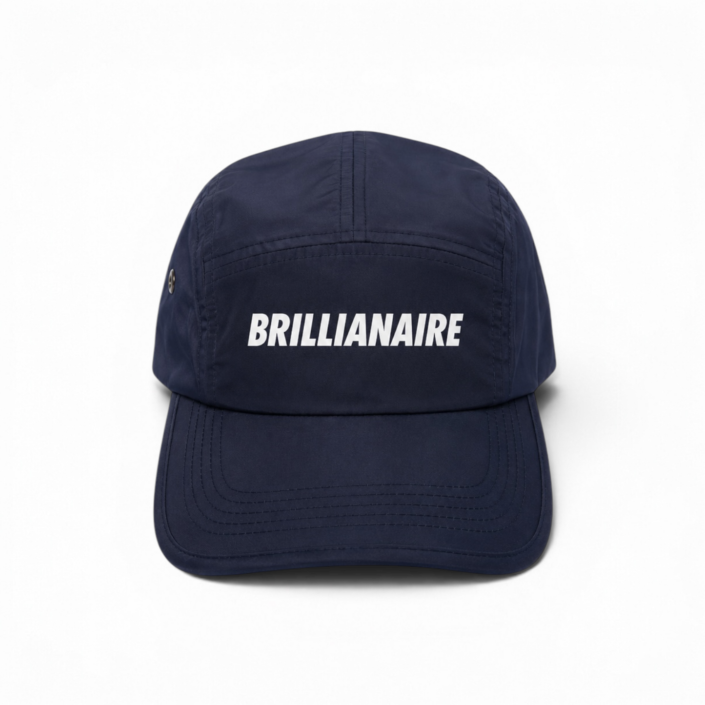 BRILLIANAIRE NAVY NYLON CAP