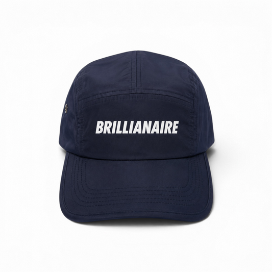 BRILLIANAIRE NAVY NYLON CAP
