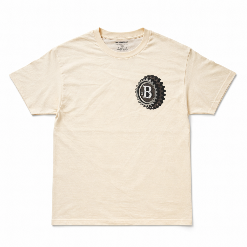 CREAM BRILLIANAIRE T-SHIRT